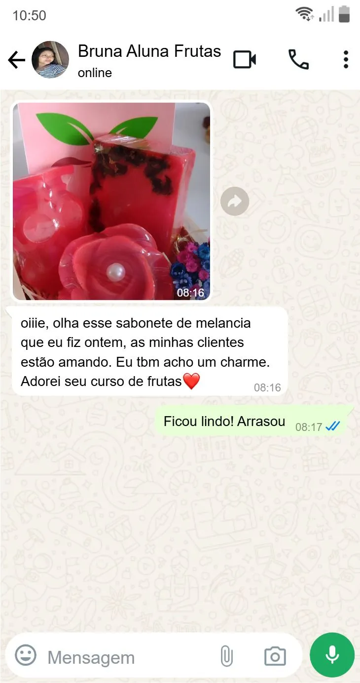 Depoimento de aluna 10